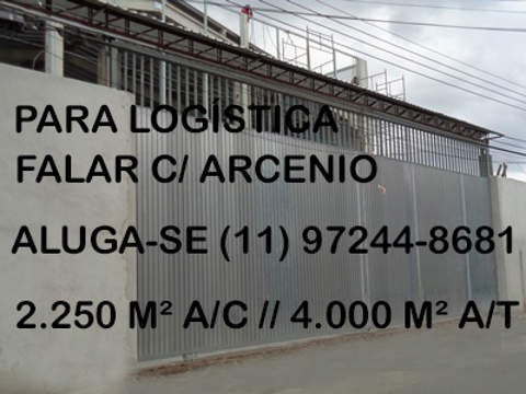 Galpão em Guarulhos (Jd Pres Dutra), 5 banheiros, 15 vagas, 2.250 m2 de área útil, código 181-2166 (2/21)