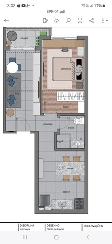 Apartamento à venda em São Paulo (Rio Pequeno), 1 dormitório, 1 banheiro, 1 vaga, 46 m2 de área útil, código 310-447 (6/8)